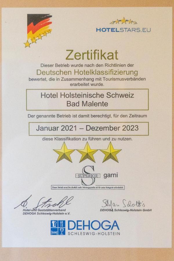Hotel Holsteinische Schweiz Am Dieksee Malente Eksteriør bilde